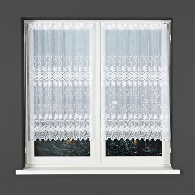 Dekorační metrážová vitrážová záclona ZOTA - OSKAR bílá výška 120 cm MyBestHome – Zboží Dáma