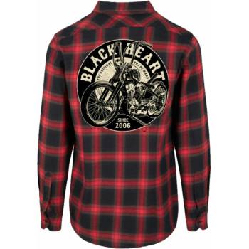 Image 1 of Black heart мъжка риза black heart - chopper king - ЧЕРВЕН - 9934