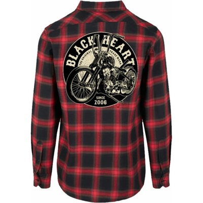 Black heart мъжка риза black heart - chopper king - ЧЕРВЕН - 9934