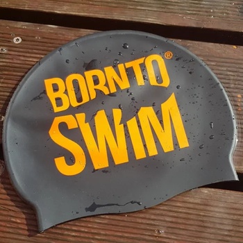 Image 1 of BornToSwim плувна шапка borntoswim classic silicone оранжев