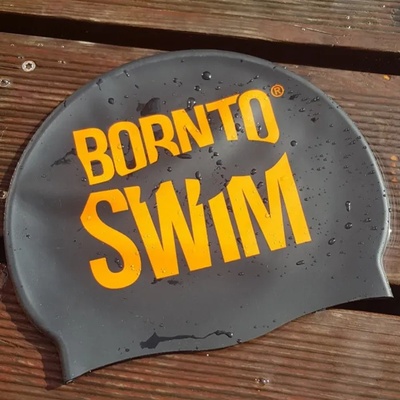BornToSwim плувна шапка borntoswim classic silicone оранжев
