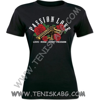 Image 1 of Fruit of the Loom Тениска - Пистолет и рози