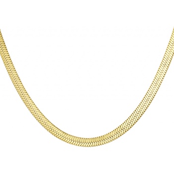 Ligot Pozlátený náhrdelník z chirurgickej ocele N0023