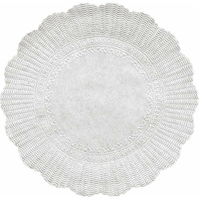 Rozetky průměr 21 cm - bílé (500 ks)