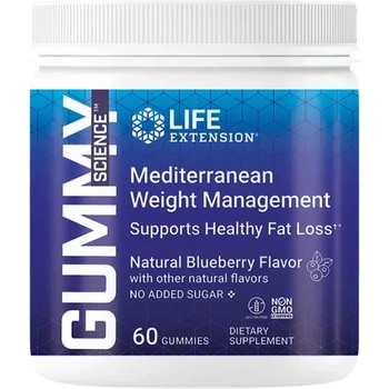 Life Extension Gummy Science Mediterranean Weight Management [60 желирани бонбони] Боровинка