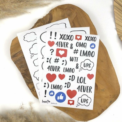 Lovelu Samolepky - V socialní síti