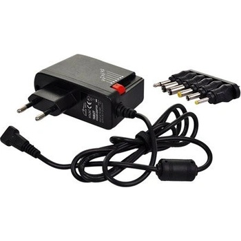 Solight univerzálny sieťový adaptér 2000mA, stabilizovaný, výmenné konektory DA27 - neoriginálne