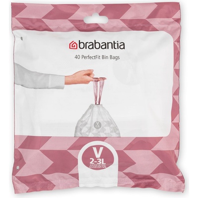 Brabantia Торбички за боклук Brabantia PerfectFit размер V 2-3 л 40 бр (100253)