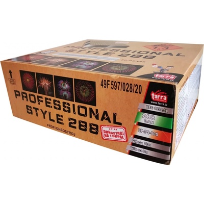 Profi složený Ohňostroj PROFESSIONAL STYLE 288 ran 1 1 Čína EP-PS-005