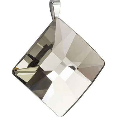 Pavona Přívěsek šedý se Swarovski Elements kosočtverec 34079.3 Black diamond