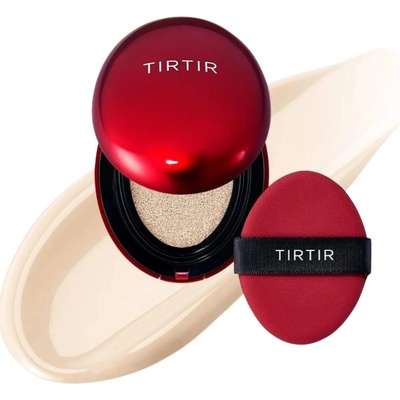 TIRTIR Mask Fit Aura Cushion Mini matujúci make-up v hubke 13N Fair Ivory 4,5 g
