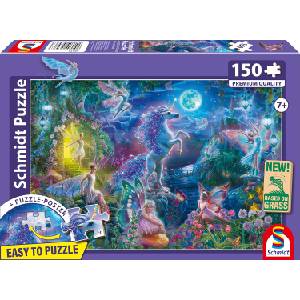 Schmidt Spiele Детски пъзел Schmidt от 150 части - Приказката на еднорога (56576) - baby