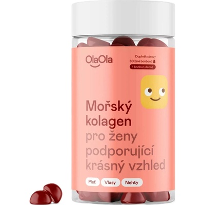 OlaOla morský kolagén pre ženy podporujúci krásny vzhľad 60 želé cukríkov