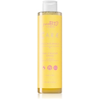 puroBIO cosmetics Make-up Remover двуфазен продукт за почистване на грим 200ml