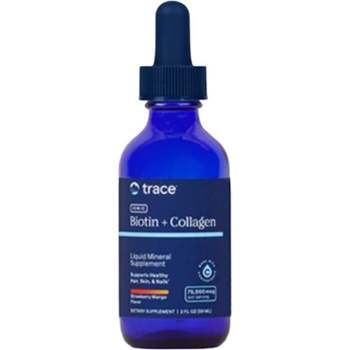 Trace Minerals Ionic Biotin + Collagen [59 мл] Ягода и манго
