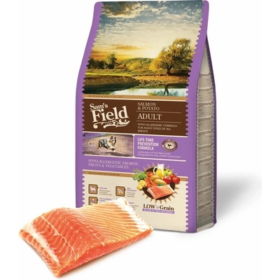 Sam's Field Low Grain Adult Salmon & potato 2,5 kg