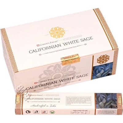 Garden Fresh Californian White Sage indické vonné tyčinky BOX 12 x 15 g