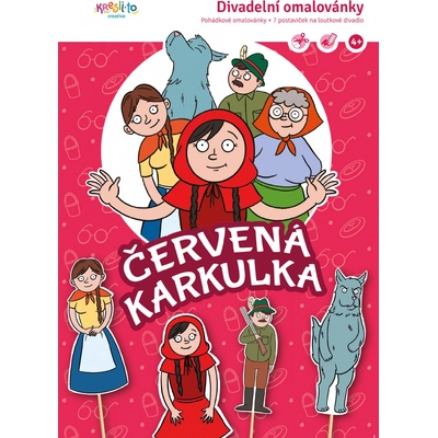 Červená karkulka Divadelní omalovánky
