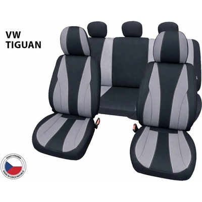 Autopoťah CAPPA Perfetto TM Volkswagen Tiguan černá/šedá