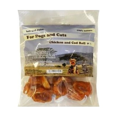 For Dogs and Cats Tresčí kroužky s kuřecím masem měkké 230 g