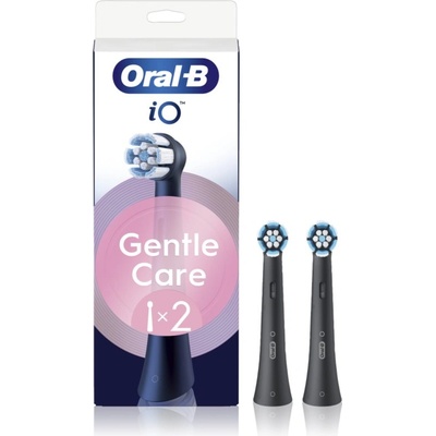 Oral-B iO Gentle Care сменяеми глави за чувствителни венци Black 2 бр