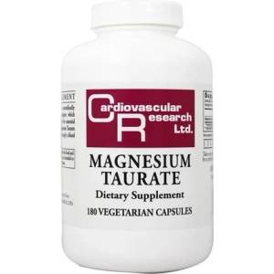 Ecological Formulas Магнезий (Таурат) - Нервна система, сърдечносъдова функция, мускулно здраве, 180 капсули (03486 ef)
