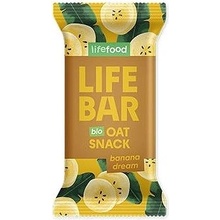 Lifefood Lifebar Oat Snack banánový BIO 40 g