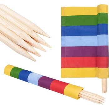 Plážový paravan 8m multikolor