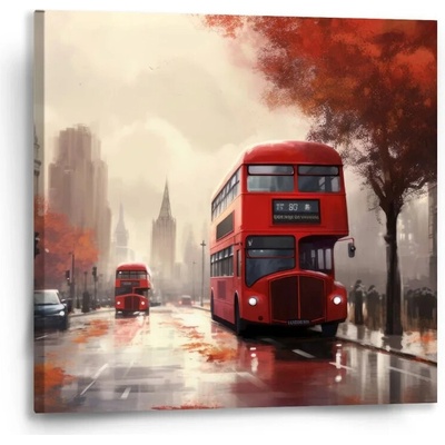 Sablio Obraz Londýn Double-decker 1 - 50x50 cm
