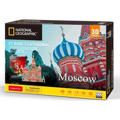 Cubic Fun 3D CubicFun chrám Vasila Blaženého Moskva 222 dílků