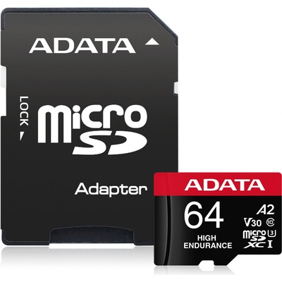Adata High Endurance Micro SD 64GB AUSDX64GUI3V30SHA2-RA1