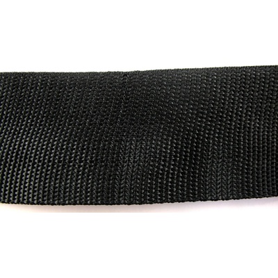 Polypropylénový popruh - čierná - šírka 5 cm