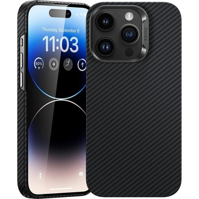 Benks Magnetic Armor Air Kevlar Metal Frame 600D pre iPhone 15 Pro Max čierny