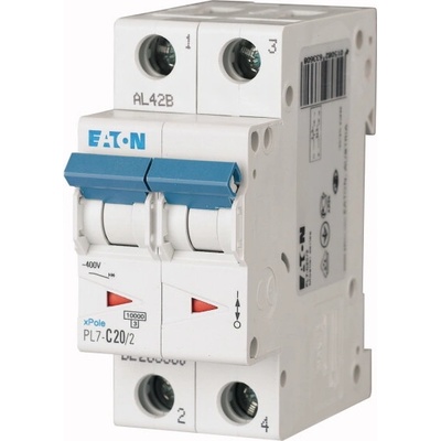 Eaton PL7-B20/2 char B 10kA 20A 262766