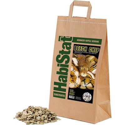 HabiStat Beech Chip Substrate hrubý 10 l