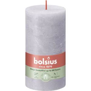 Bolsius Bolsius Polska Sprzedaż sp. z o. o. Цилиндър Bolsius Rustic Shine 68×130 мм - Матирана лавандула (лилаво)
