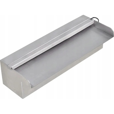 zahrada-XL Obdélníková bazénová fontána s LED nerezová ocel 30 cm