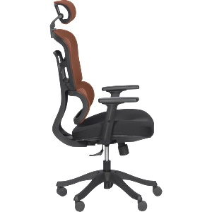 Bittel Ергономичен стол Carmen 7582 - оранжев-черен (3520406_4) - xmall
