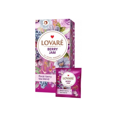 Lovare ovocný čaj Berry jam 24 x 1,5 g