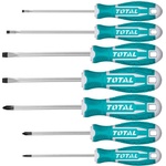 TOTAL Комплект отвертки total, 7 броя tht2506072 (tht2506072)