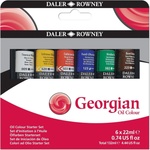 Daler Rowney Georgian Комплект маслени бои 6 x 22 ml (111900150)