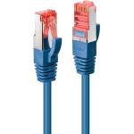 Lindy Пач кабел LINDY 47715, S/FTP, Cat. 6, 0.3m, син (47715)