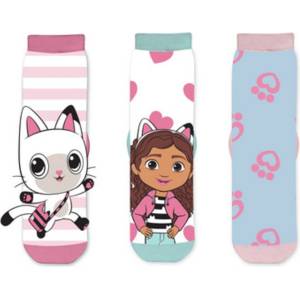 Trenýrkárna Комплект от три - детски чорапи Gabby's Dollhouse многоцветни (41284/pink) Trenýrkárna | Rozov Mnogotsveten | Момчешки | 23-26