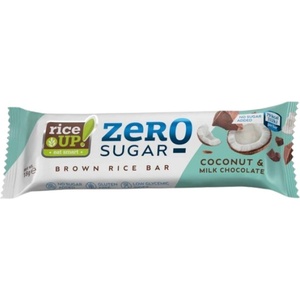 RiceUP! Brown Rice Bar Zero Sugar [18 грама] Млечен шоколад с кокос