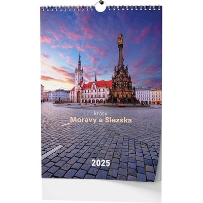 Nástěnný Baloušek Krásy Moravy a Slezska 2025