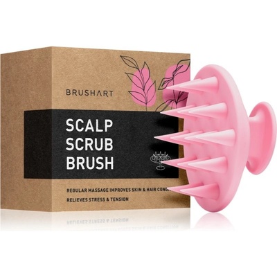 BrushArt Home Salon Scalp scrub brush masážna pomôcka na vlasy 1 ks