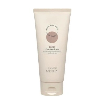 Missha Creamy Latte Cleansing Foam Cacao - Почистваща пяна за лице с какао 172мл