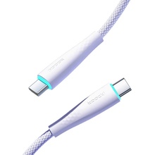 Toocki TXCTT1- BMH01-P USB-C na USB-C, 1m, fialový