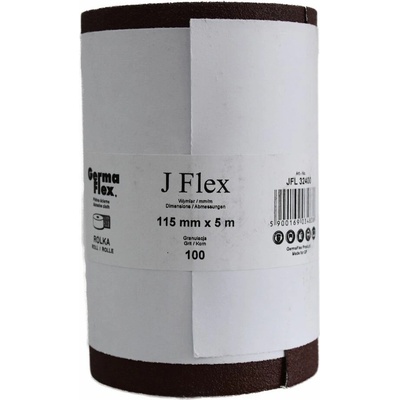 Germaflex Brúsne plátno 11,5cm x 5m v rolke Brúsne plátno rolka zrnitosť P100