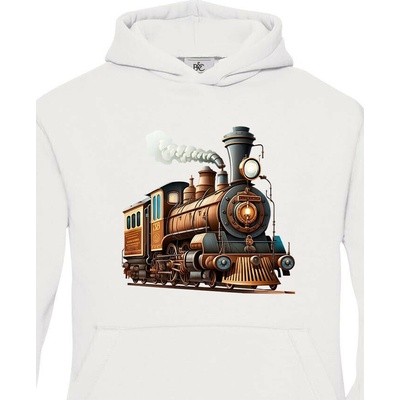Dětská mikina Lokomotiva Bílá